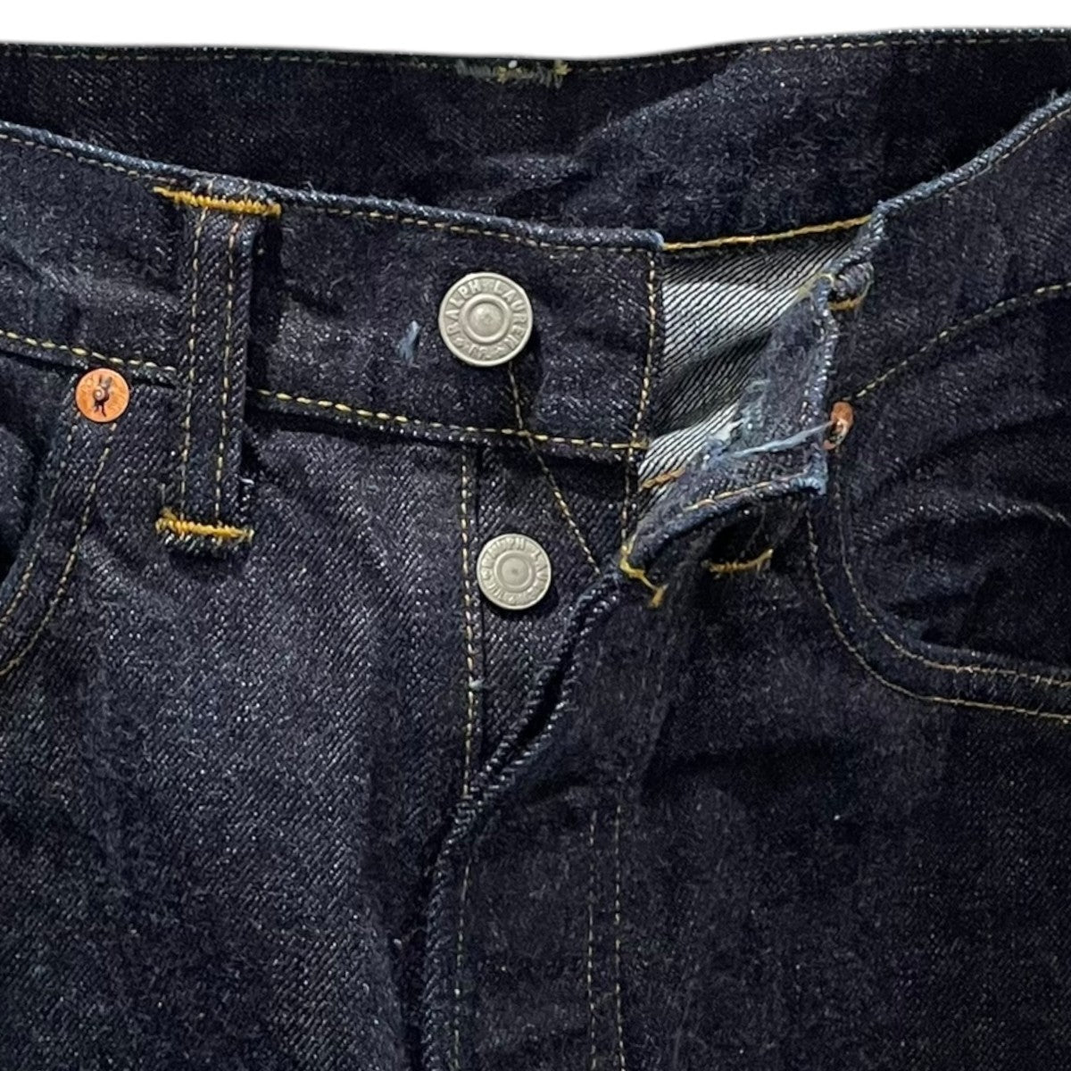 RRL デニムパンツ VINTAGE 5 POCKET EAST WEST SELVEDGE JEANS JAPAN WOVEN 782859503001 古着・中古-3枚目のアイテム画像
