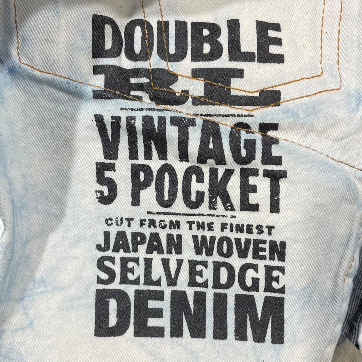 RRL デニムパンツ VINTAGE 5 POCKET EAST WEST SELVEDGE JEANS JAPAN WOVEN 782859503001 古着・中古-5枚目のアイテム画像