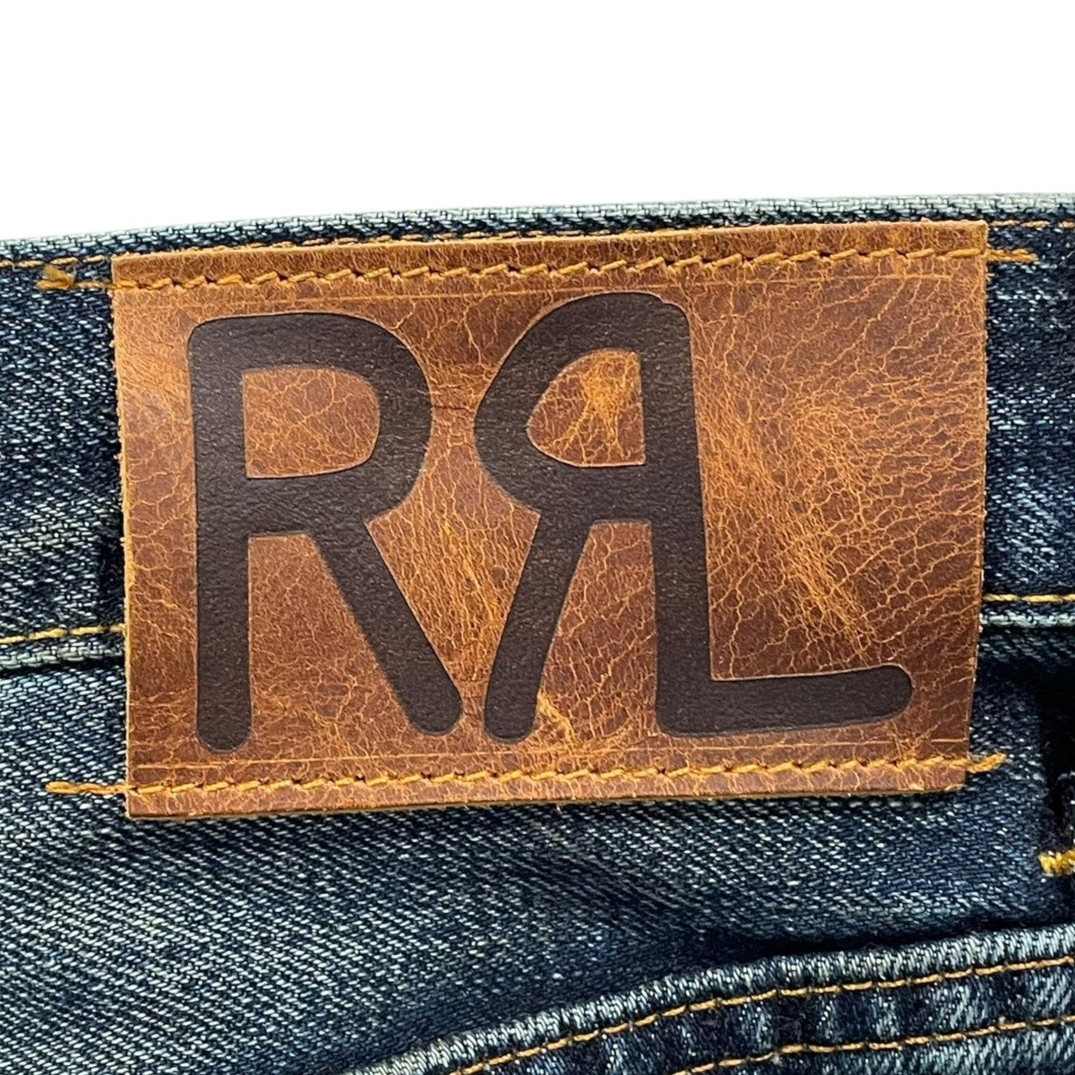 RRL 加工デニムパンツ Vintage 5-Pocket Straight Jean JAPAN WOVEN ヴィンテージ ファイブポケット ストレートジーン 782857896001 古着・中古-6枚目のアイテム画像