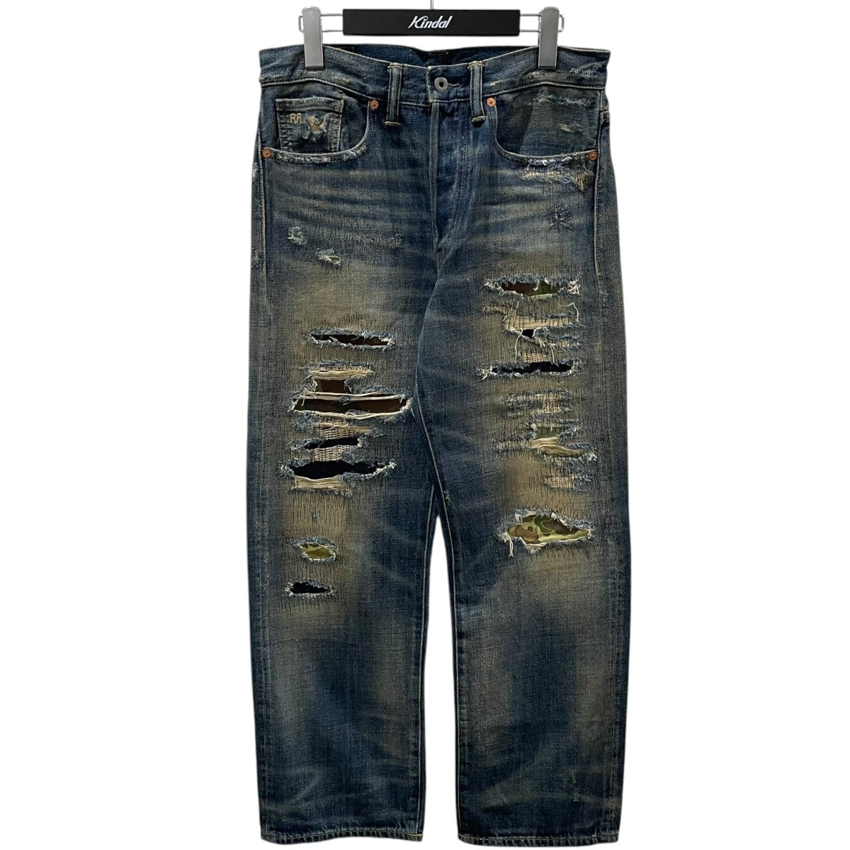 RRL 加工デニムパンツ Vintage 5-Pocket Averie Jean ヴィンテージ ファイブポケット アベリー ジーンズ MNRRDNM10920136 古着・中古-1枚目のアイテム画像