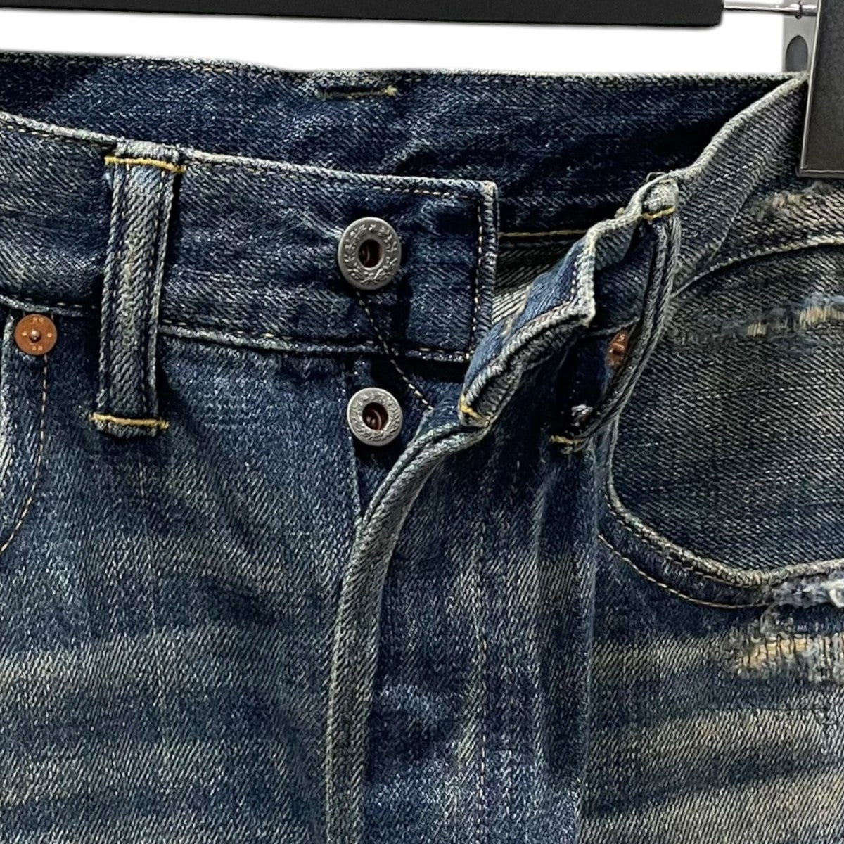 RRL 加工デニムパンツ Vintage 5-Pocket Averie Jean ヴィンテージ ファイブポケット アベリー ジーンズ MNRRDNM10920136 古着・中古-3枚目のアイテム画像