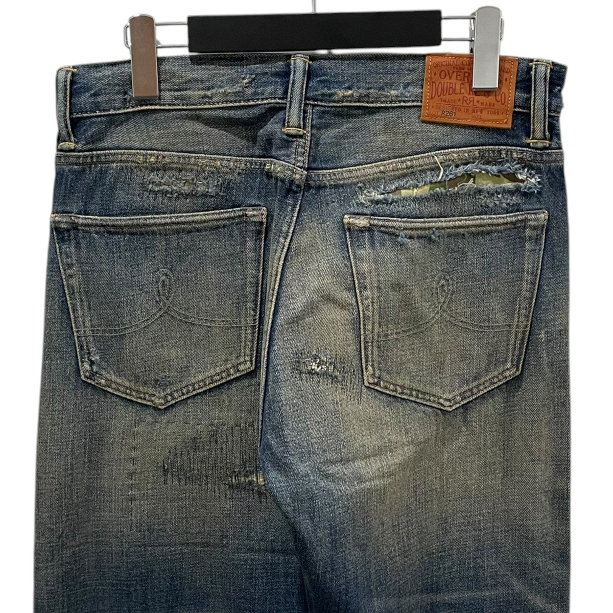 RRL 加工デニムパンツ Vintage 5-Pocket Averie Jean ヴィンテージ ファイブポケット アベリー ジーンズ MNRRDNM10920136 古着・中古-4枚目のアイテム画像