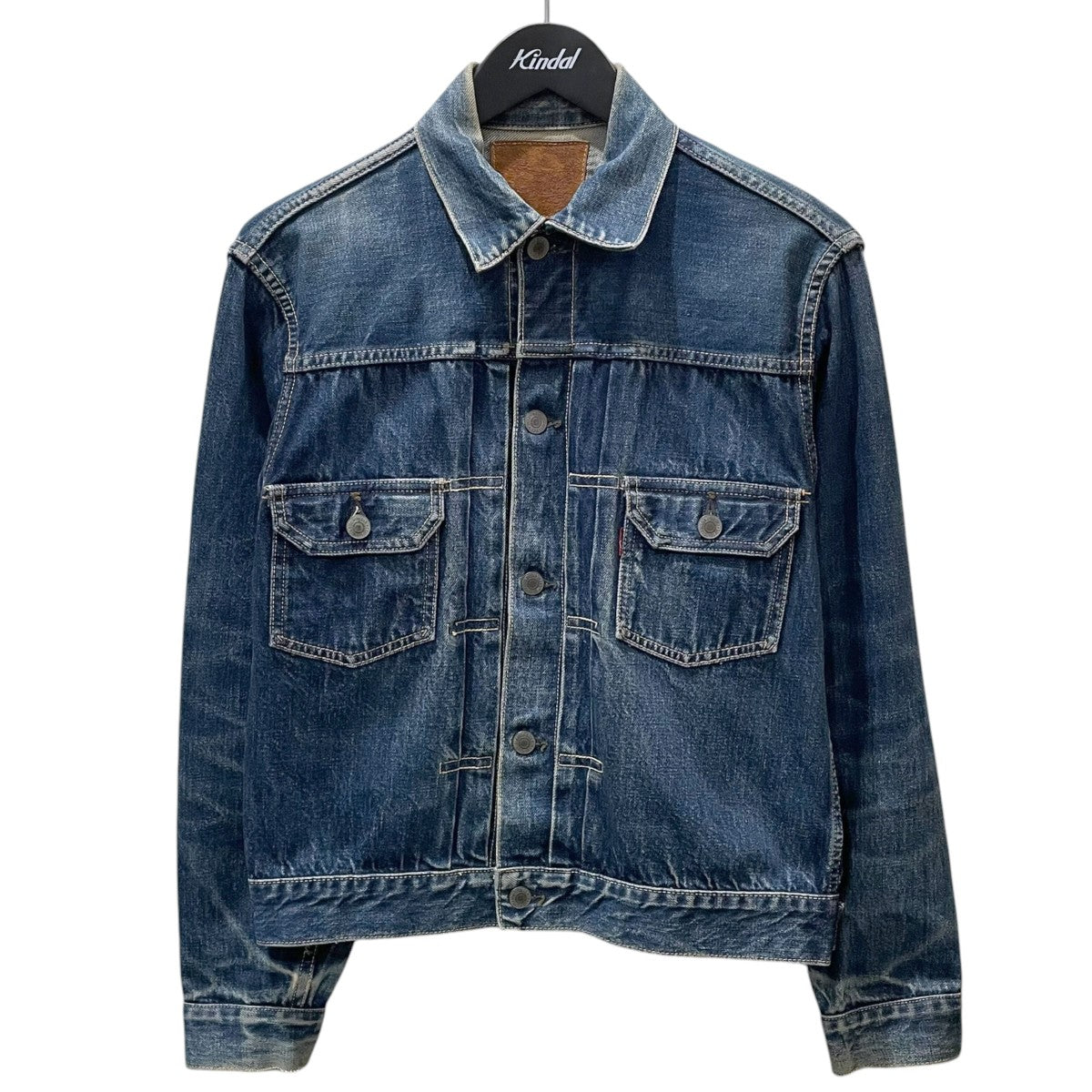 LEVI’S 1952〜53年製 デニムジャケット 2nd 507XX BIG E 革ﾊﾟｯﾁ期 袖ﾘﾍﾞｯﾄ留め 古着・中古-1枚目のアイテム画像