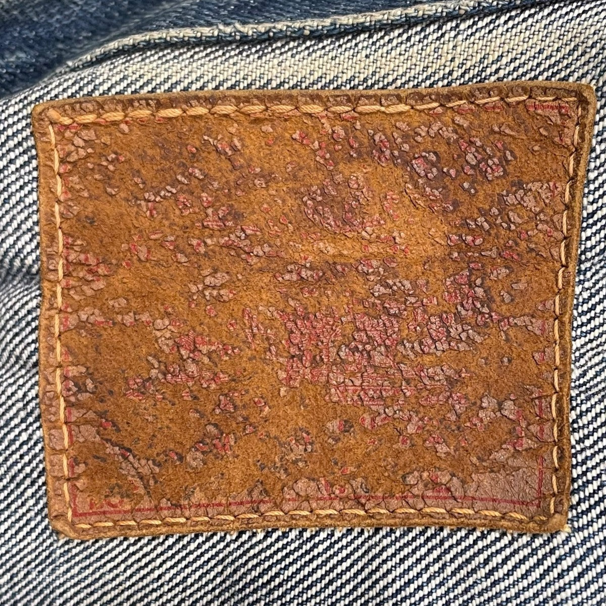 LEVI’S 1952〜53年製 デニムジャケット 2nd 507XX BIG E 革ﾊﾟｯﾁ期 袖ﾘﾍﾞｯﾄ留め 古着・中古-10枚目のアイテム画像