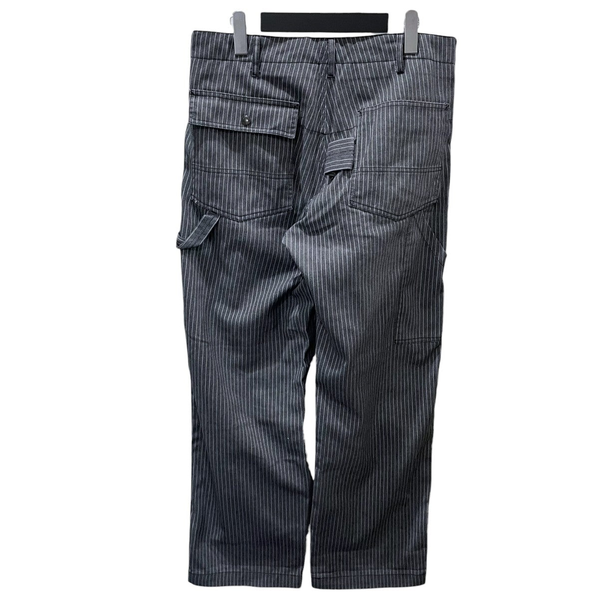 新品未使用】エンジニアードガーメンツ　ペインターパンツ　ストライプ　USA製　L Engineered Garments(エンジニアドガーメンツ) ストライプ柄ペインター