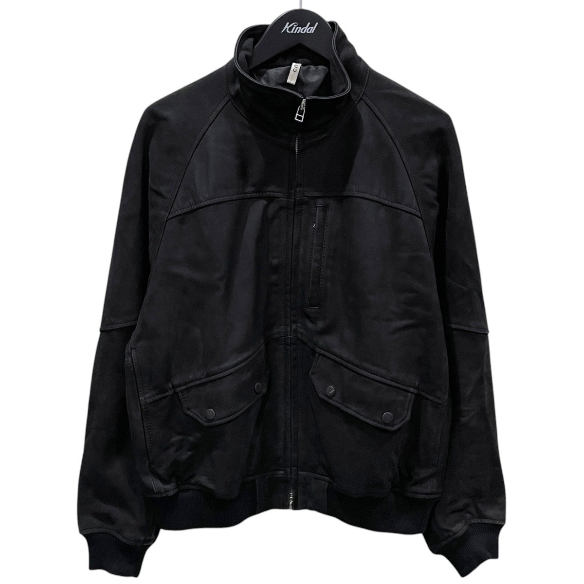 25AW ジップアップレザージャケットHIGH NECK BLOUSON（COW NUBUCK）ハイネックブルゾン（カウヌバック） K SH-68-C-NUBCK-4