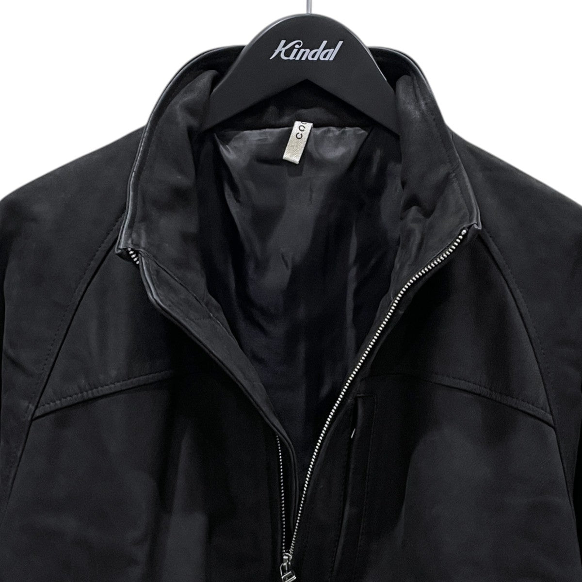 25AW ジップアップレザージャケットHIGH NECK BLOUSON（COW NUBUCK）ハイネックブルゾン（カウヌバック） K SH-68-C-NUBCK-4