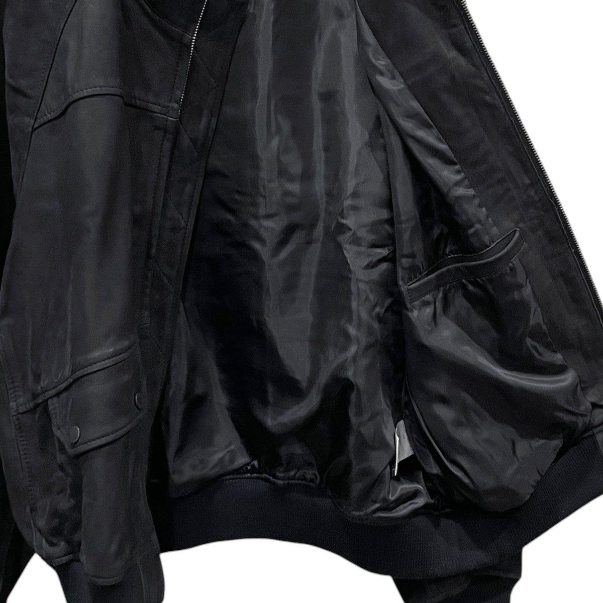 25AW ジップアップレザージャケットHIGH NECK BLOUSON（COW NUBUCK）ハイネックブルゾン（カウヌバック） K SH-68-C-NUBCK-4