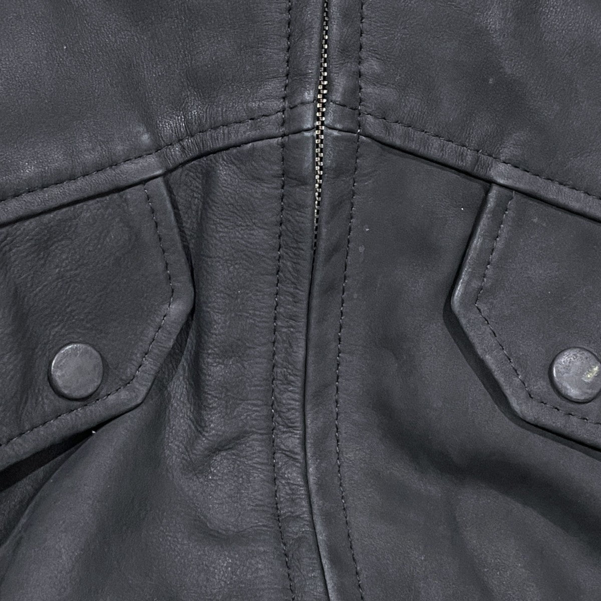 25AW ジップアップレザージャケットHIGH NECK BLOUSON（COW NUBUCK）ハイネックブルゾン（カウヌバック） K SH-68-C-NUBCK-4