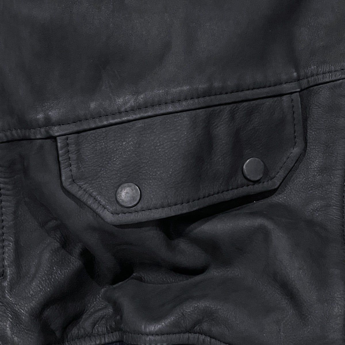 25AW ジップアップレザージャケットHIGH NECK BLOUSON（COW NUBUCK）ハイネックブルゾン（カウヌバック） K SH-68-C-NUBCK-4