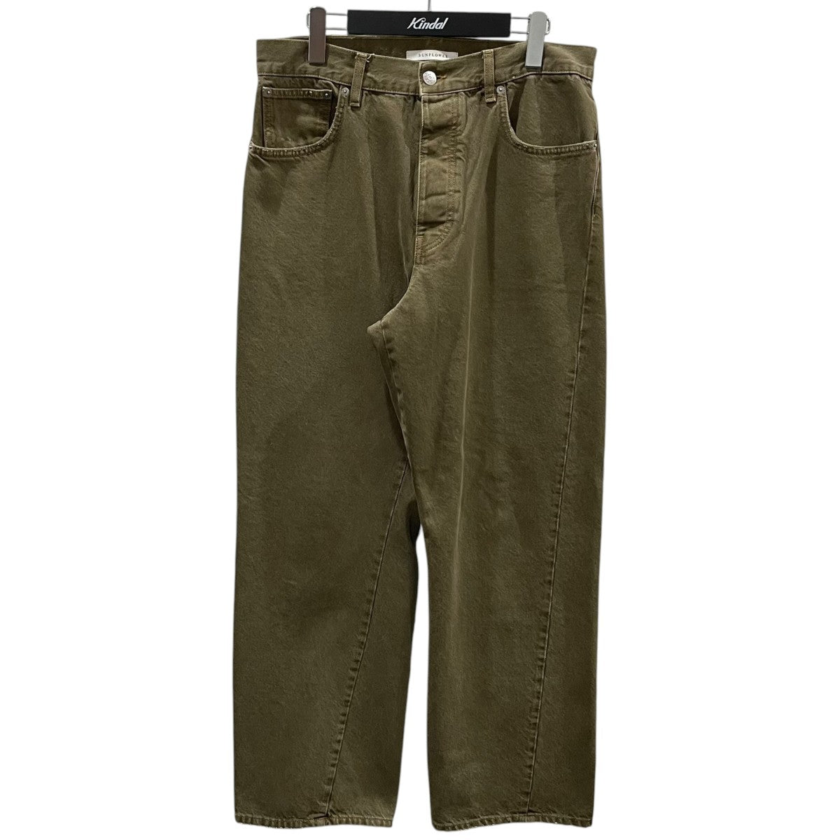 SUNFLOWER 加工ワイドフィットデニムパンツ WIDE TWIST ワイドツイスト 5080 古着・中古-1枚目のアイテム画像