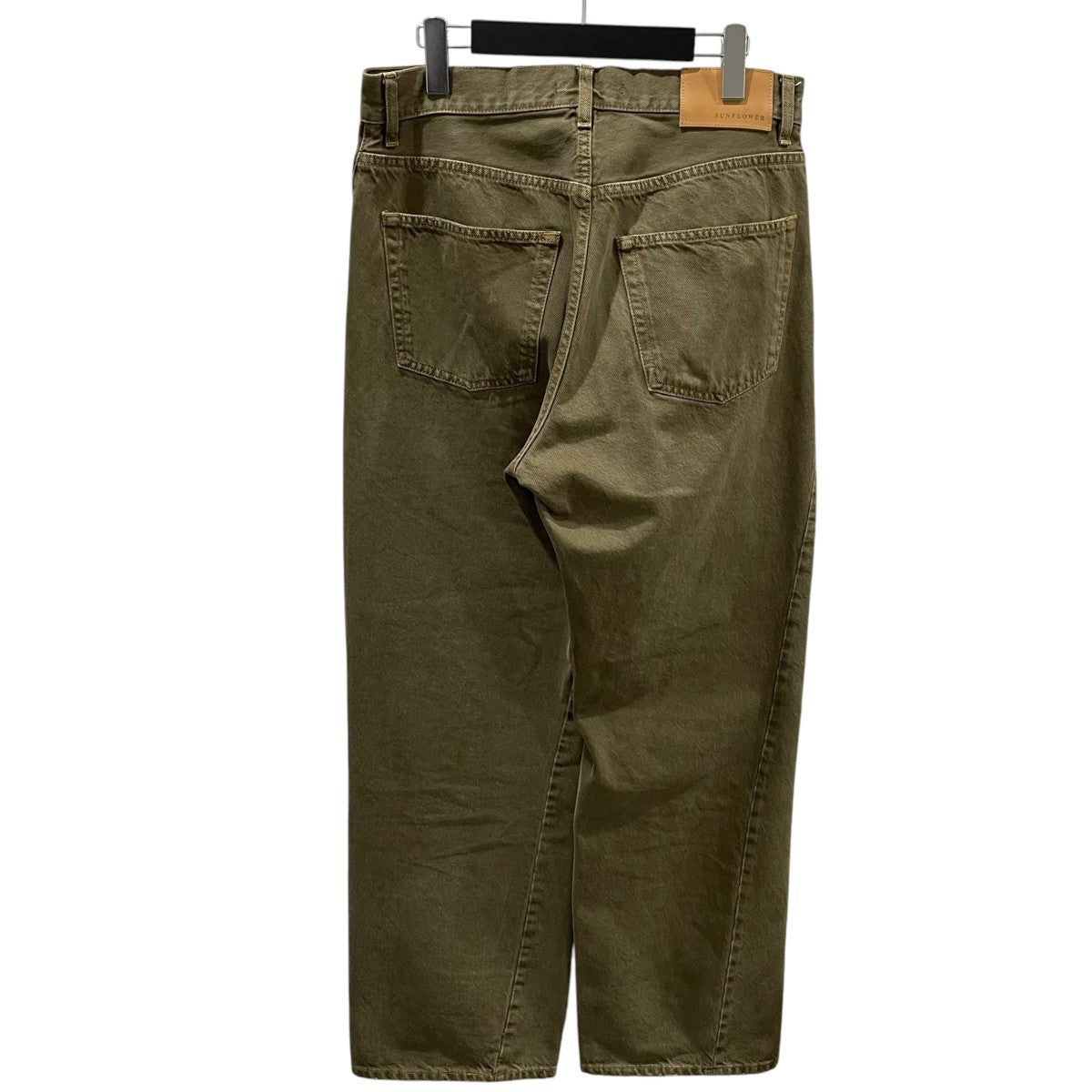 SUNFLOWER 加工ワイドフィットデニムパンツ WIDE TWIST ワイドツイスト 5080 古着・中古-2枚目のアイテム画像
