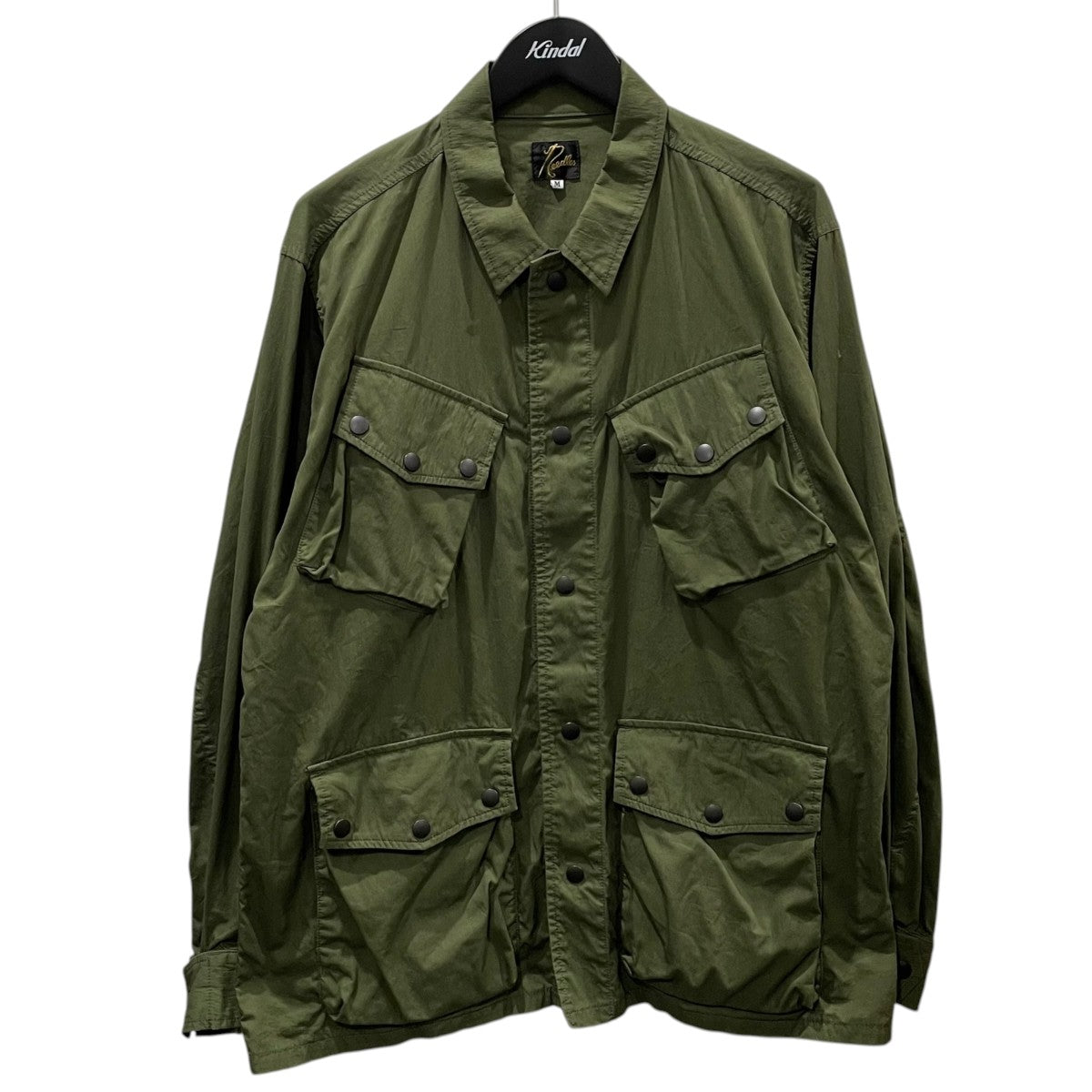 Needles 24SS ミリタリージャケット Field Jacket - C／N Oxford Cloth フィールドジャケット コットンナイロン オックスフォードクロス RW244 古着・中古-1枚目のアイテム画像