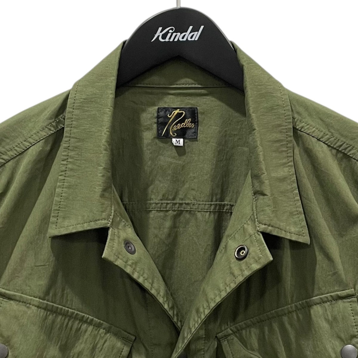 Needles 24SS ミリタリージャケット Field Jacket - C／N Oxford Cloth フィールドジャケット コットンナイロン オックスフォードクロス RW244 古着・中古-3枚目のアイテム画像