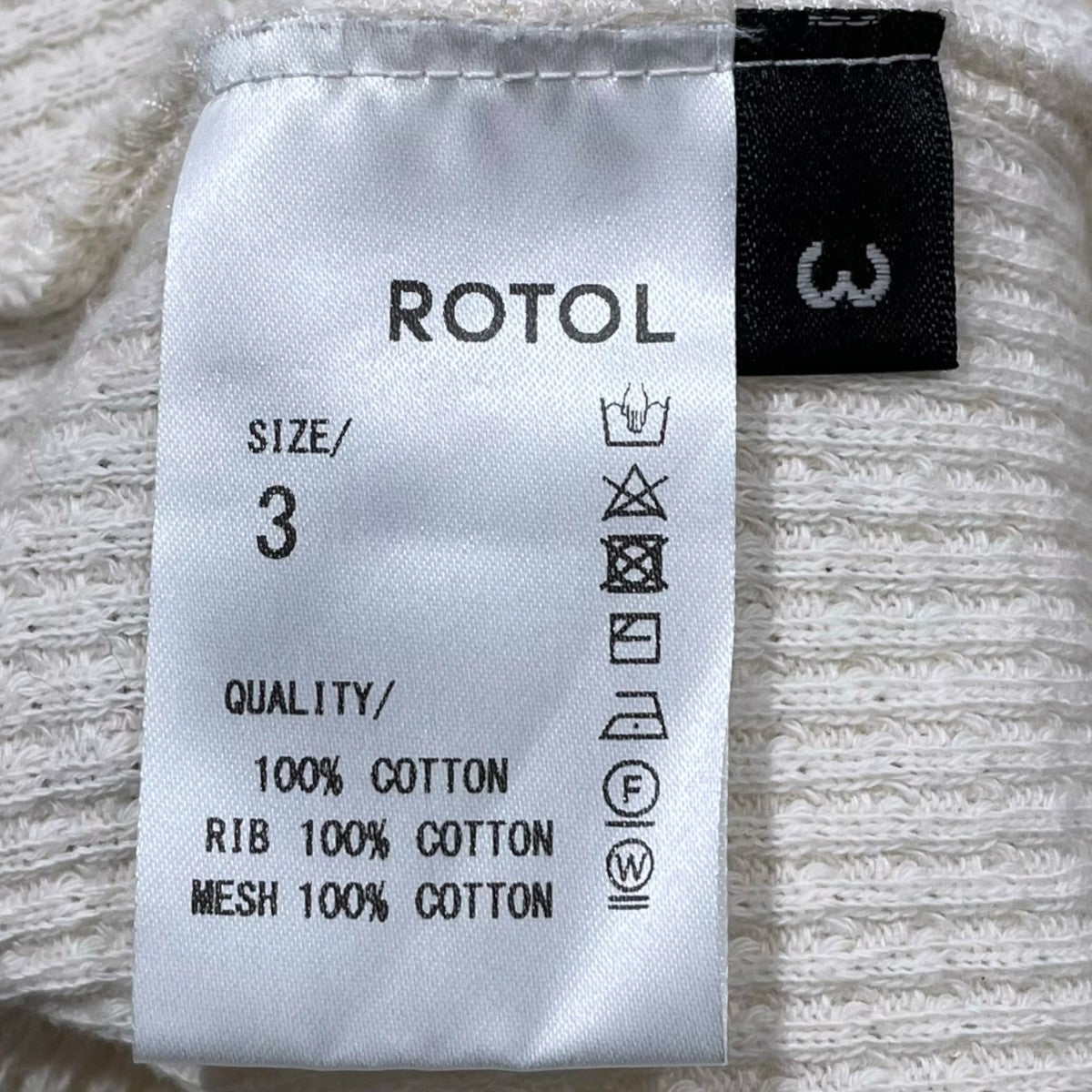 25SS メッシュ切替ワッフルカットソー MILD WAFFLE SWITCH LONG SLEEVE TEE マイルド ワッフル スイッチ ロング スリーブ ティー R25SSCNY09