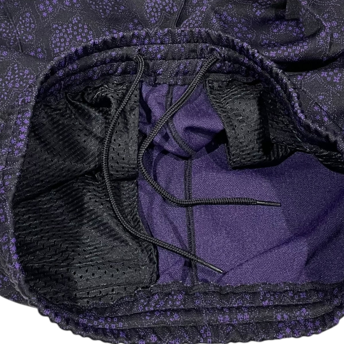 Needles イージーパンツ Track Pant - Poly Jq． トラックパンツ ポリジャガード HM237 古着・中古-3枚目のアイテム画像