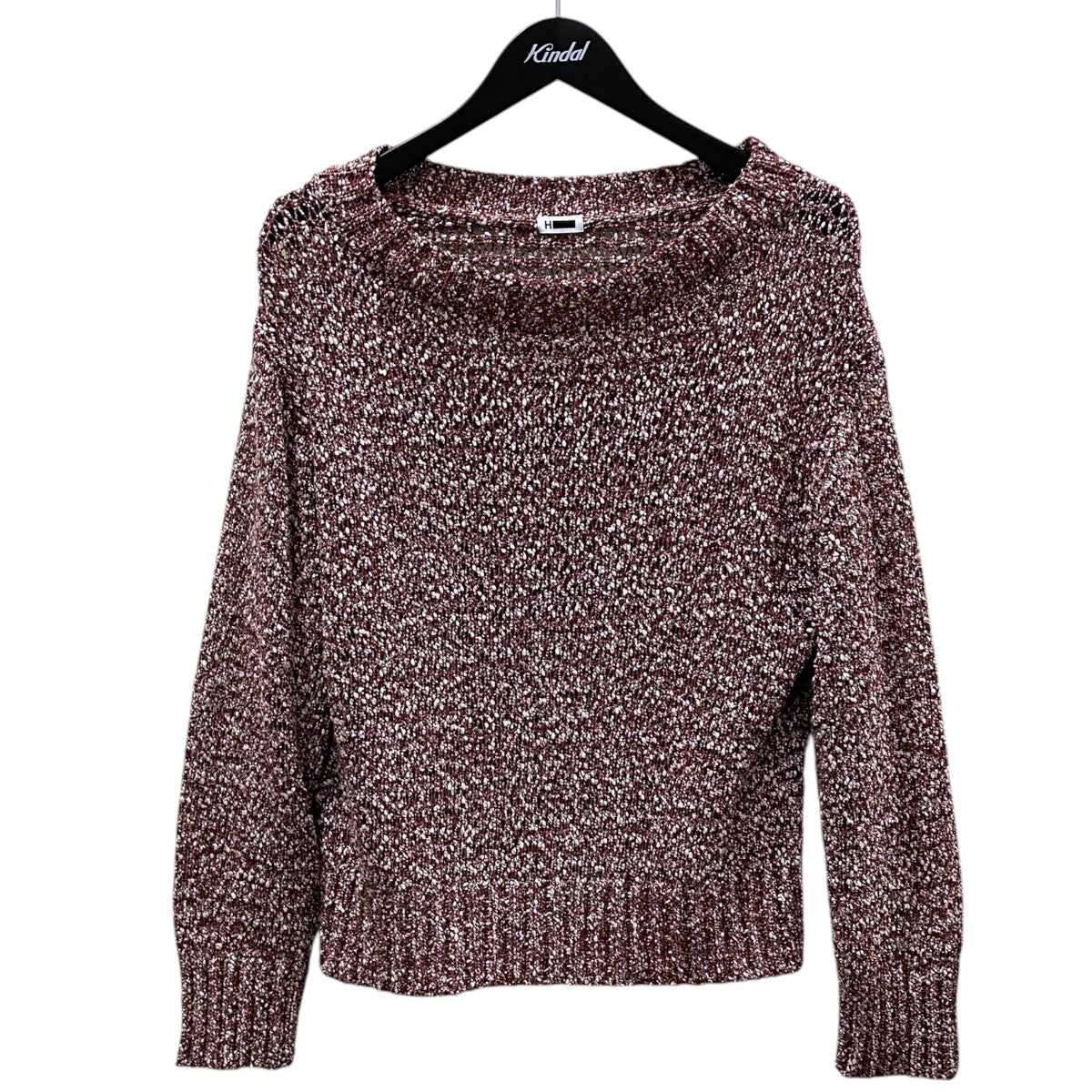 H BEAUTY＆YOUTH 21SS ニットセーター COLOR COIL KNIT カラーコイルニット 1613-105-3099 古着・中古-1枚目のアイテム画像