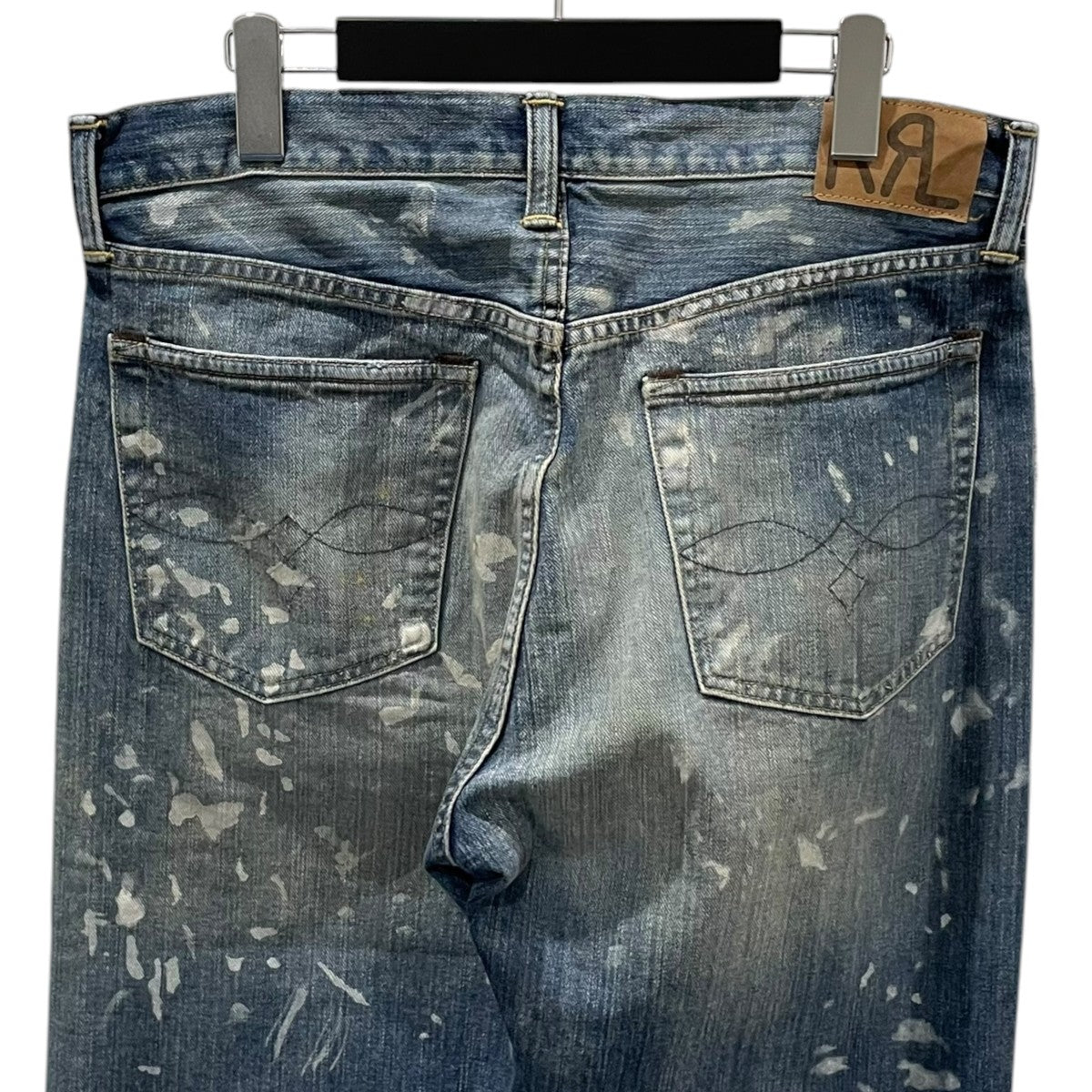 RRL ペイントスプラッター加工デニムパンツ Straight Fit Fenimore Distressed Jean ストレートフィット フェニモア ディストレスト ジーン 782973763001 古着・中古-7枚目のアイテム画像
