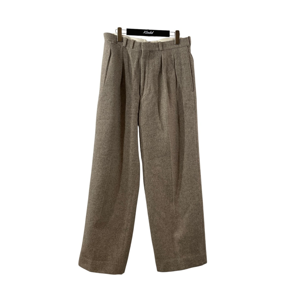 JEFFERLY TWEED 2PLEATS TROUSERスラックスMT5303-0214D
