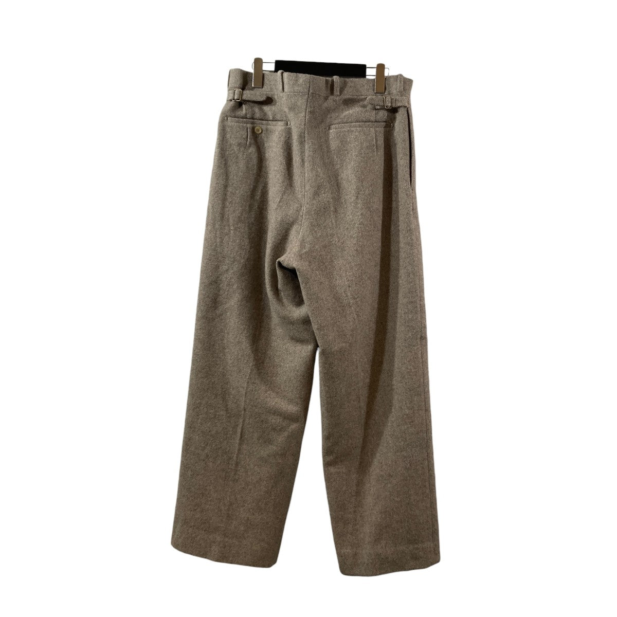 JEFFERLY TWEED 2PLEATS TROUSERスラックスMT5303-0214D