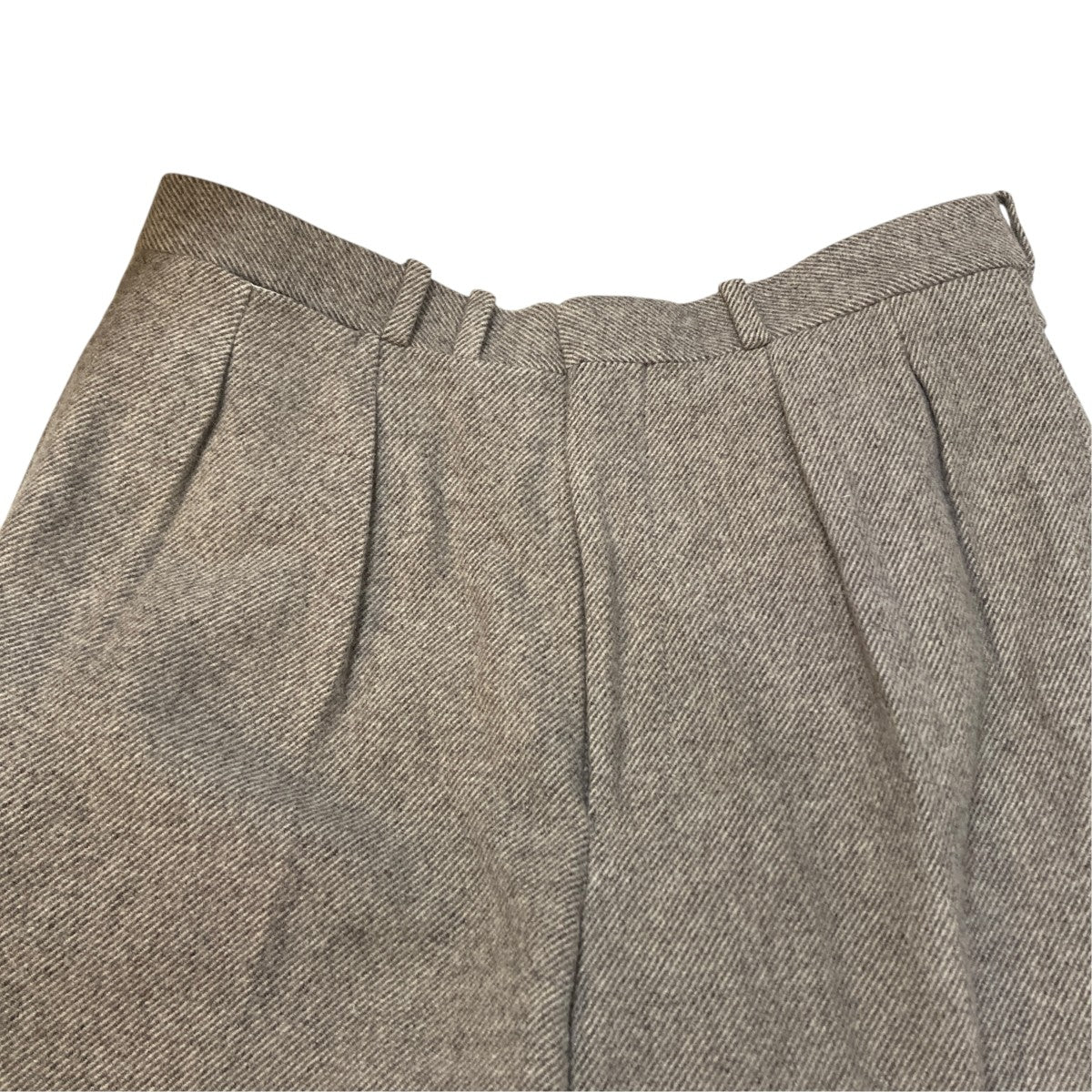 JEFFERLY TWEED 2PLEATS TROUSERスラックスMT5303-0214D