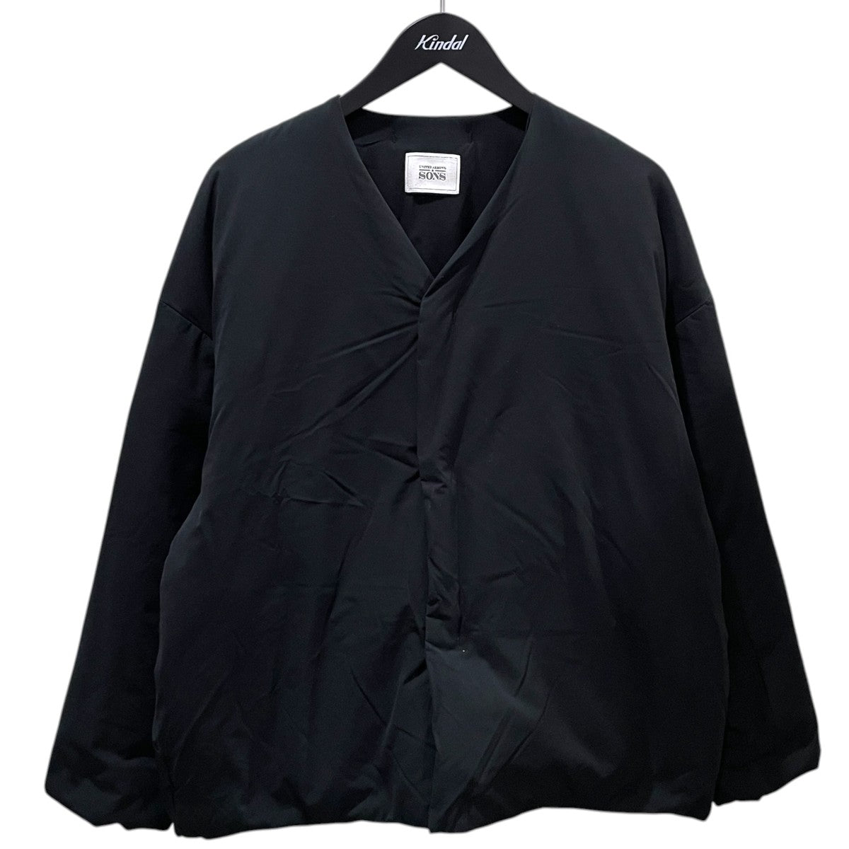 UNITED ARROWS ＆ SONS by DAISUKE OBANA ノーカラーダウンジャケット DOWN V／N JACKET ダウンブイネックジャケット 5525-199-0771 古着・中古-1枚目のアイテム画像