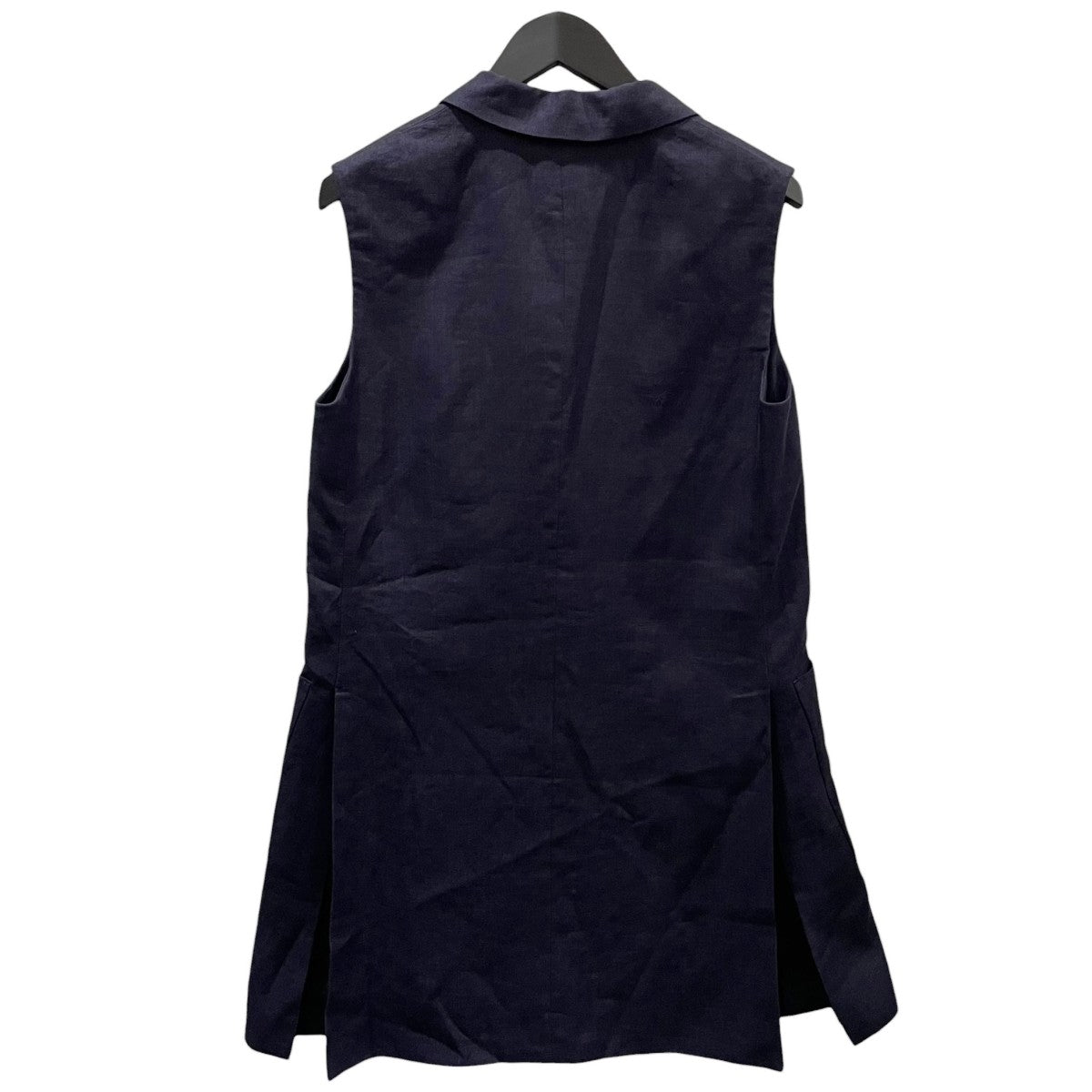 EBURE 20SS リネンロングベスト Linen Gilet リネンジレ 3310400132 古着・中古-2枚目のアイテム画像