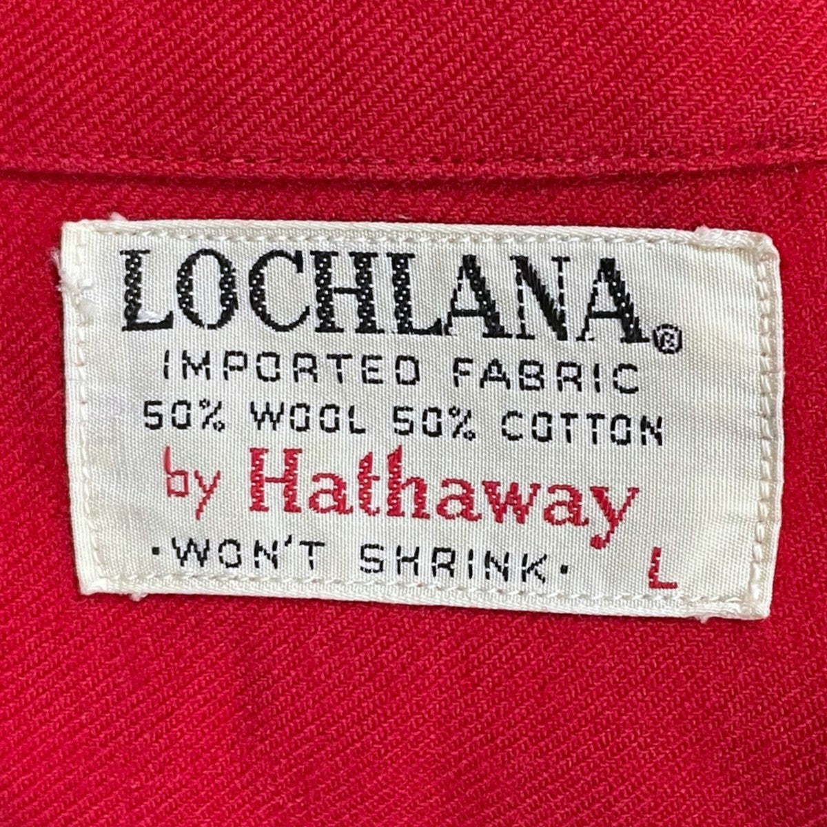 C．F． Hathaway 60s オープンカラー長袖シャツ LOCHLANA ロックラナ 古着・中古-8枚目のアイテム画像