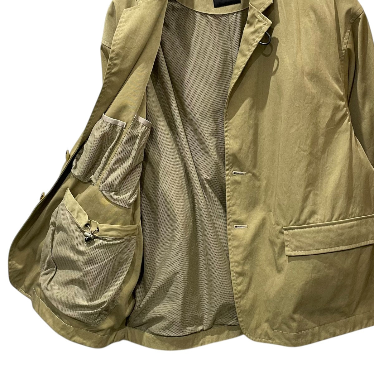 DAIWA PIER39 22SS オーバーサイズジャケット Tech Loose 2B Jacket テックルーズ2ボタンジャケット BJ-55022 古着・中古-4枚目のアイテム画像