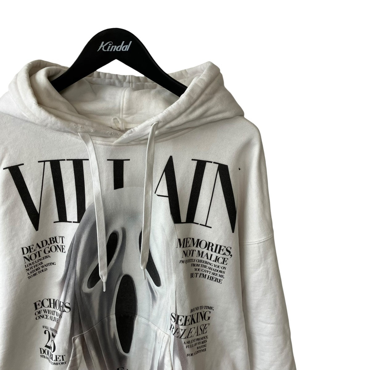 25AWVILLAIN COVER PRINT HOODIEパーカー25AW47CS410