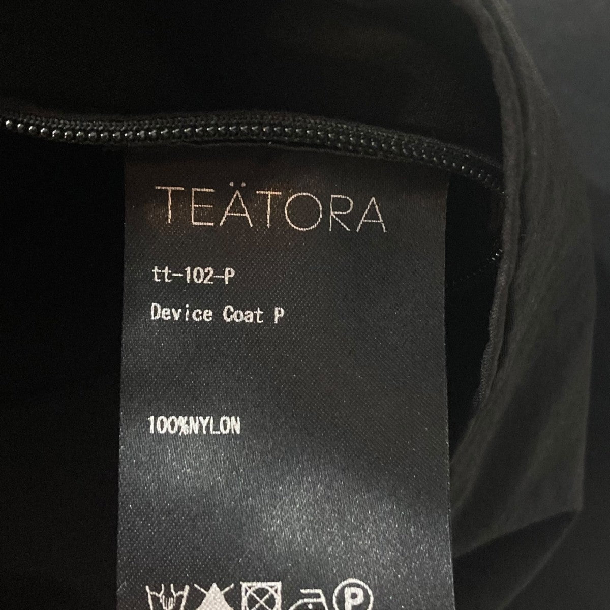 TEATORA(テアトラ) Device Coat Pナイロンコートtt-102-P tt-102-P