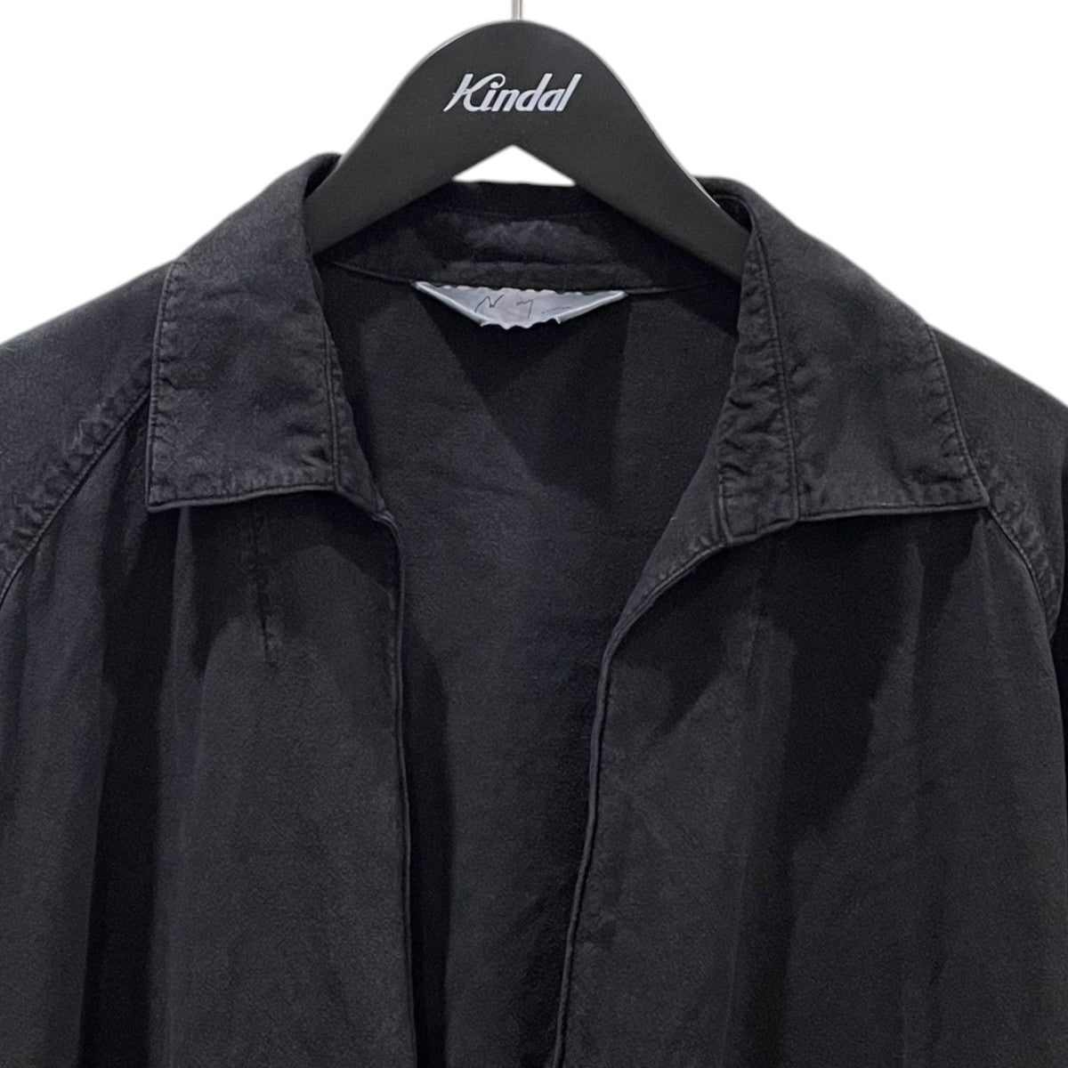 24SS ロング丈プルオーバーシャツ SILK SUEDE SKIPPER LONG LS SHIRT シルクスエード スキッパーロング ロングスリーブシャツ ANC-SH30-EX