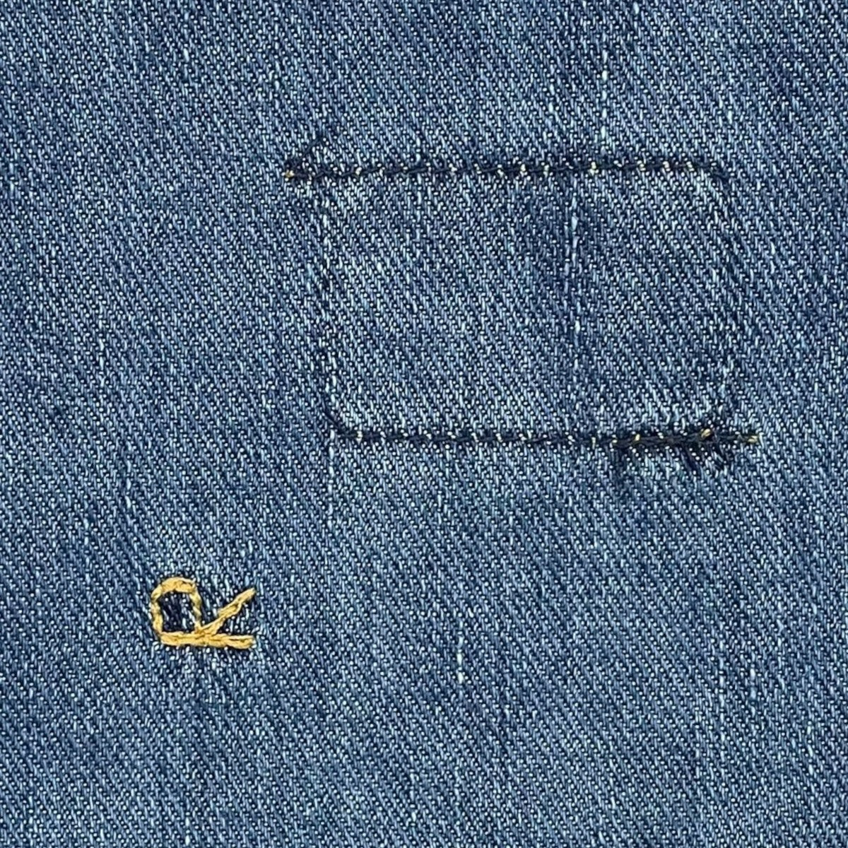 45R 25SS プルオーバーデニムシャツ 45 Petit Denim Puff Sleeve Blouse 45プチデニムパフブリッジブラウス 70730023 古着・中古-8枚目のアイテム画像