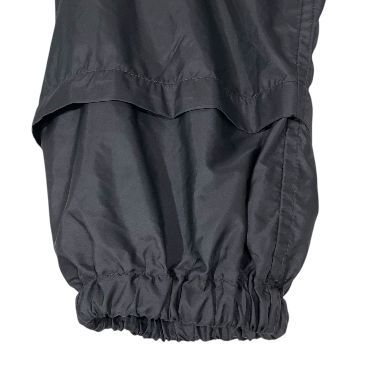 21AW フーデッドナイロンロングコート Nylon Snap Button PET Hood Coat ナイロン スナップボタン PETフードコート 221-1530