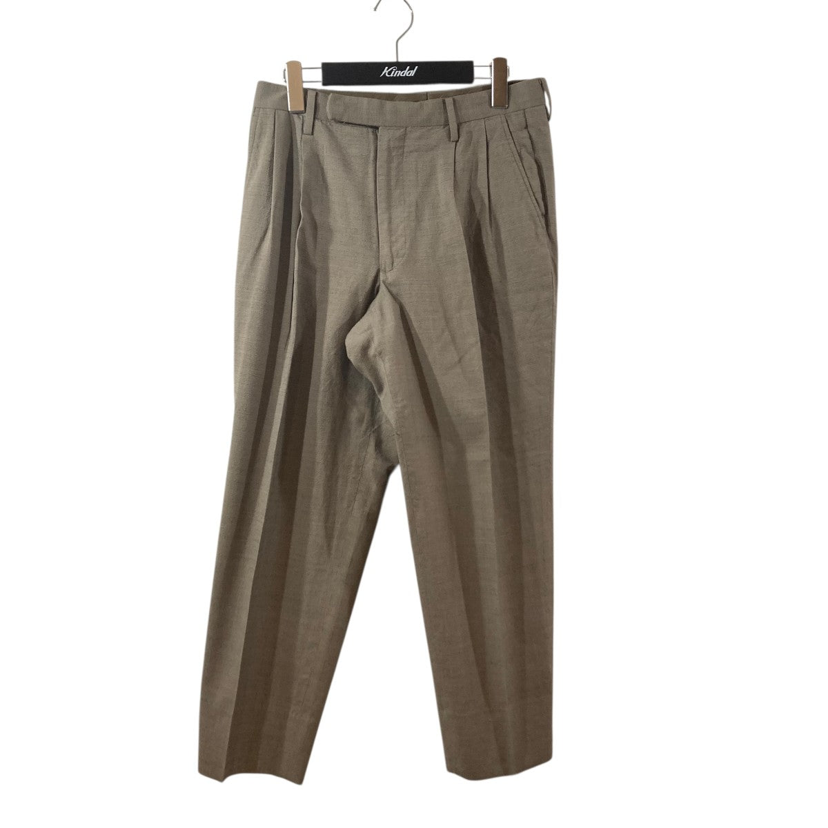 COMOLI ウール2タックパンツ P01-03001 古着・中古-1枚目のアイテム画像