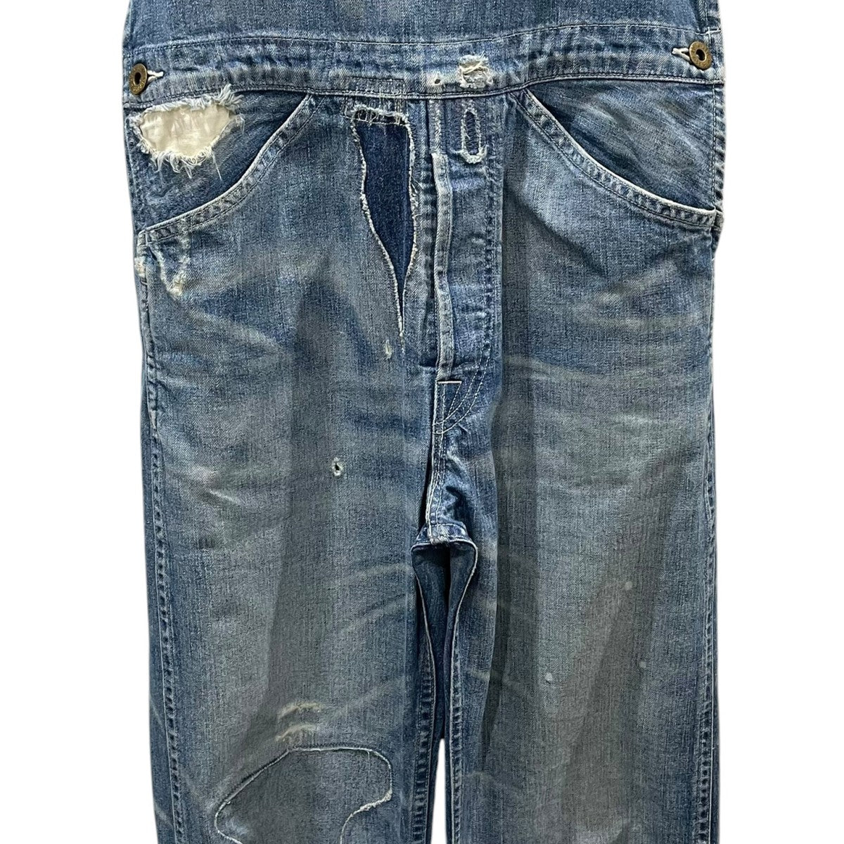 デニムオーバーオール Bib And Brace youth Wear ビブ アンド ブレース ユースウェア 20199-0004