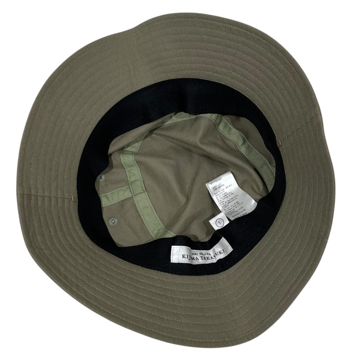 KIJIMA TAKAYUKI 25SS オーガニックコットンサージ バケットハット ORGANIC COTTON SERGE BUCKET HAT MYYY252601 古着・中古-6枚目のアイテム画像