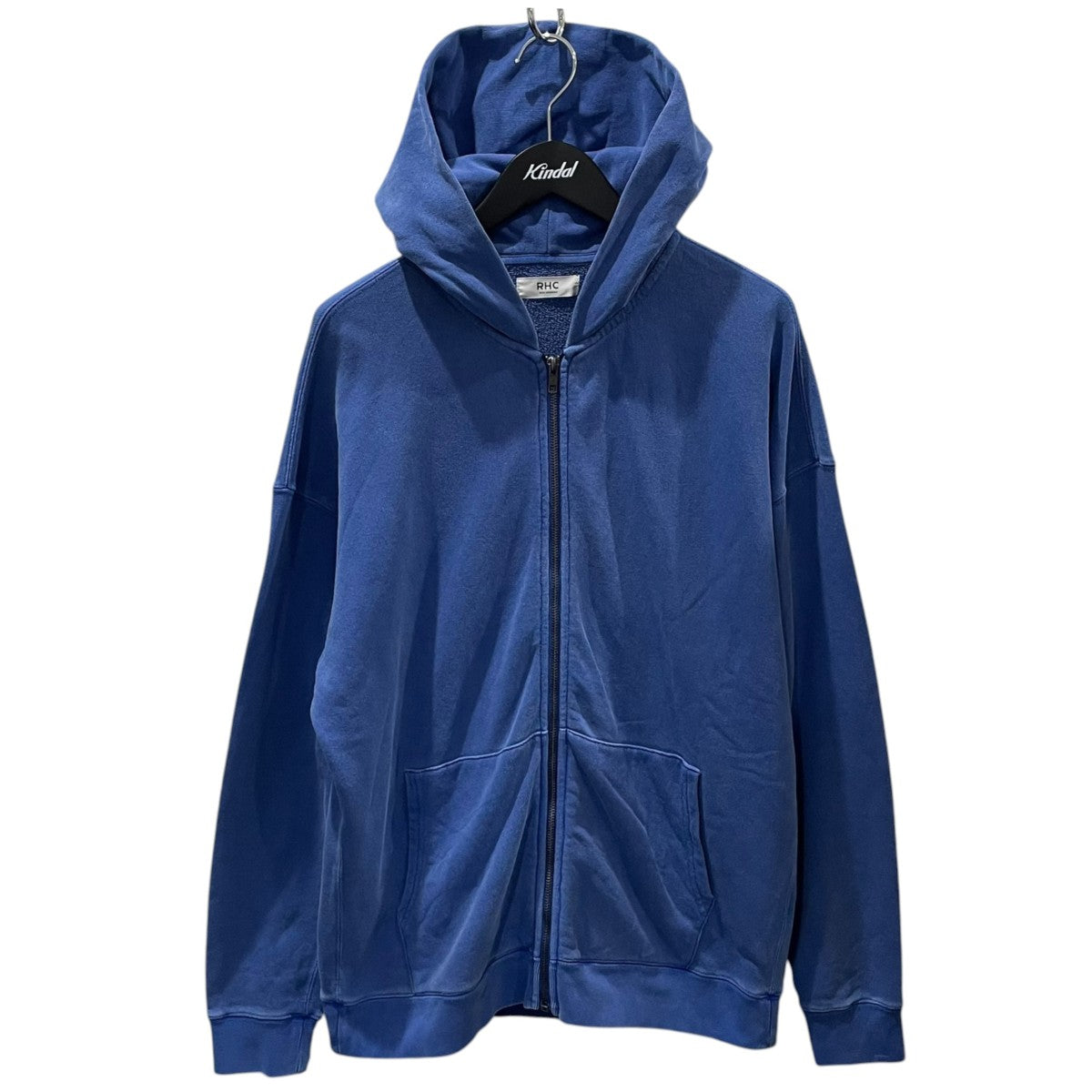 24SS 加工ジップアップパーカー Cotton Sweat Zip Hoodie コットンスウェットジップフーディー 4220900240