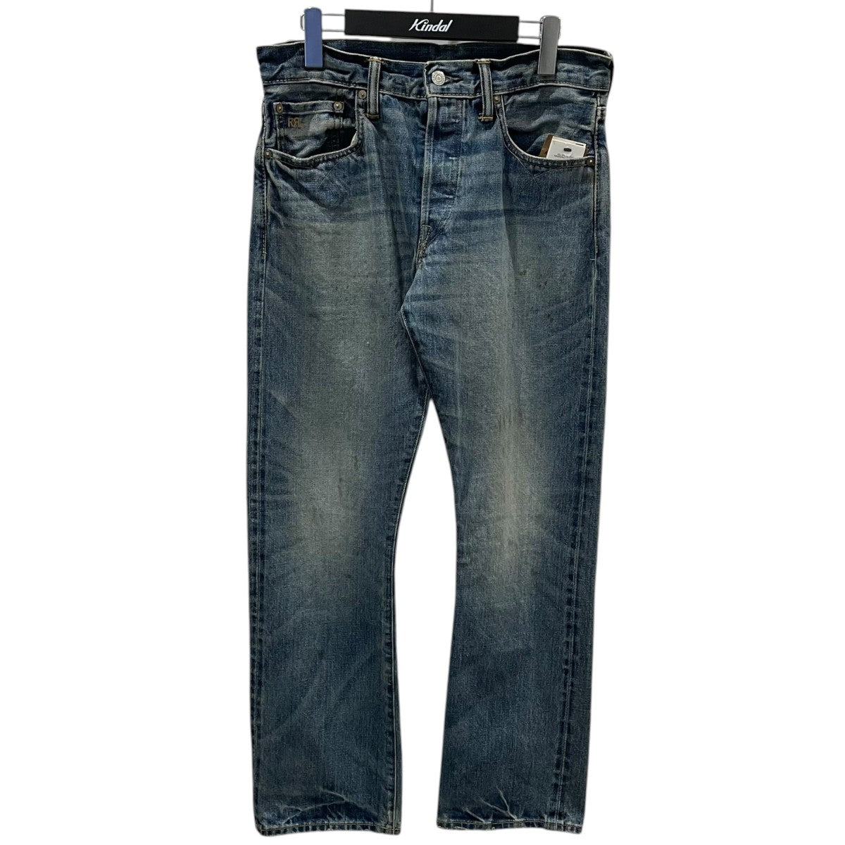 RRL デニムパンツ Slim Boot Briarfield Selvedge Jean JAPAN WOVEN スリム ブーツ ブライアーフィールド セルビッジ ジーンズ 782P05113001 古着・中古-1枚目のアイテム画像