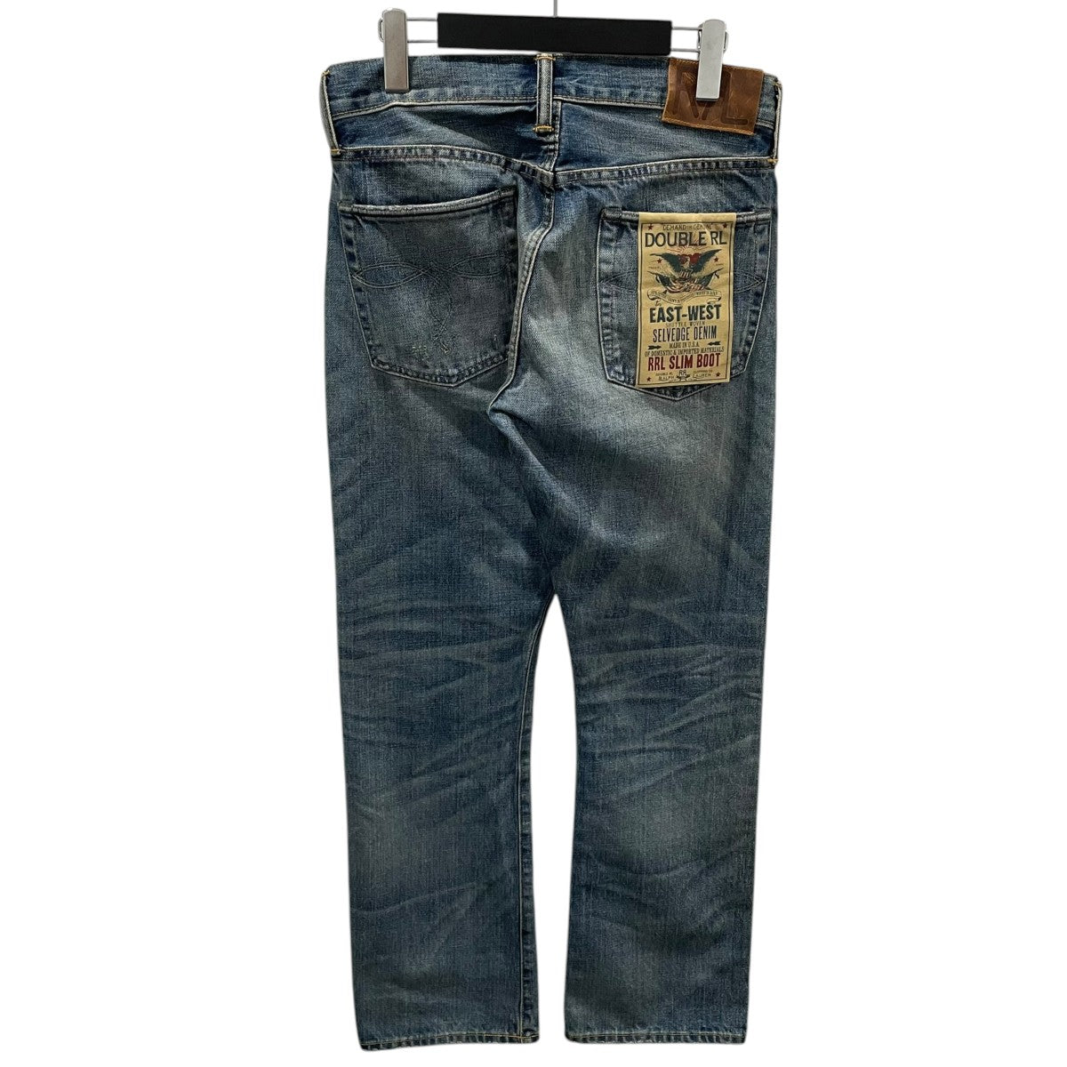 RRL デニムパンツ Slim Boot Briarfield Selvedge Jean JAPAN WOVEN スリム ブーツ ブライアーフィールド セルビッジ ジーンズ 782P05113001 古着・中古-2枚目のアイテム画像