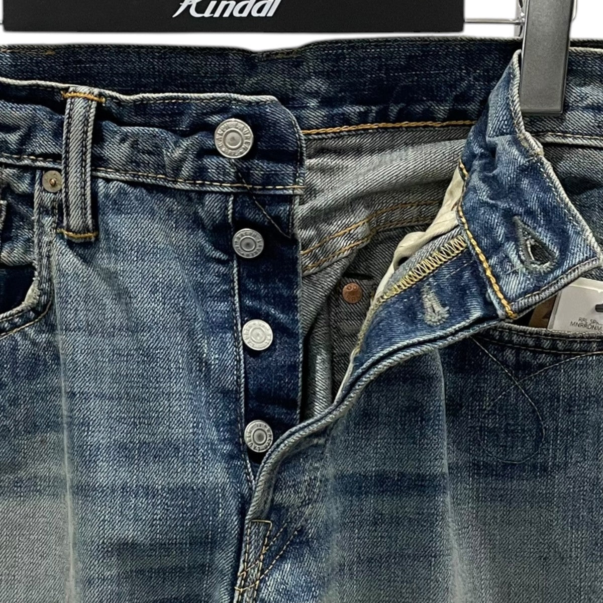 RRL デニムパンツ Slim Boot Briarfield Selvedge Jean JAPAN WOVEN スリム ブーツ ブライアーフィールド セルビッジ ジーンズ 782P05113001 古着・中古-3枚目のアイテム画像
