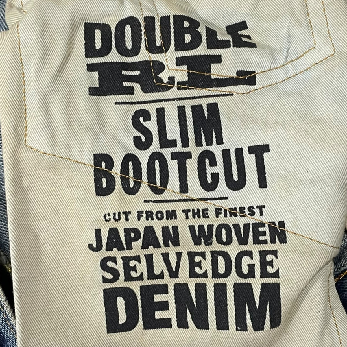 RRL デニムパンツ Slim Boot Briarfield Selvedge Jean JAPAN WOVEN スリム ブーツ ブライアーフィールド セルビッジ ジーンズ 782P05113001 古着・中古-7枚目のアイテム画像