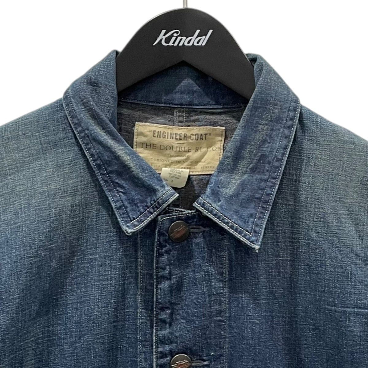 RRL デニムカバーオールジャケット Torrington Denim Engineer Jacket トリントン デニム エンジニアジャケット 782911175001 古着・中古-3枚目のアイテム画像