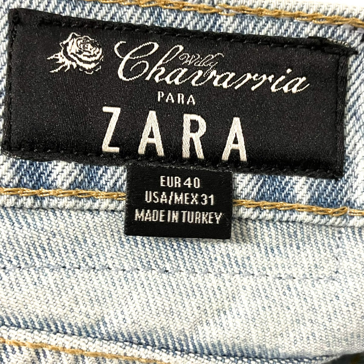 ZARA×WILLY CHAVARRIA デニムパンツ 古着・中古-6枚目のアイテム画像