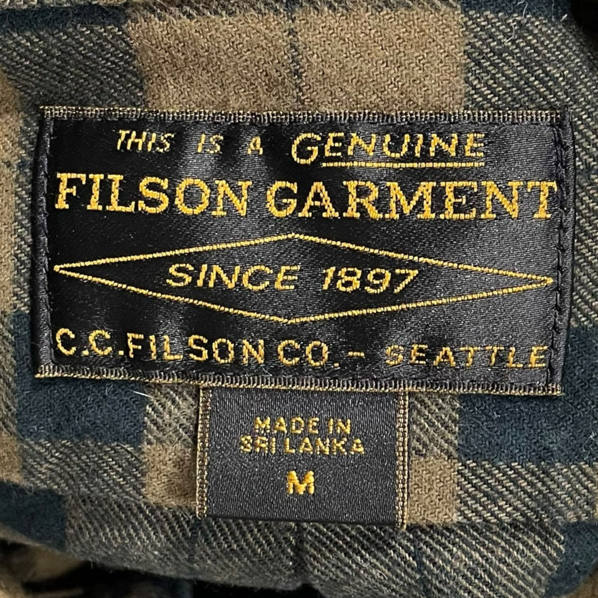 FILSON チェック柄シャツ Alaskan Guide Shirt アラスカンガイドシャツ 11012006 古着・中古-5枚目のアイテム画像
