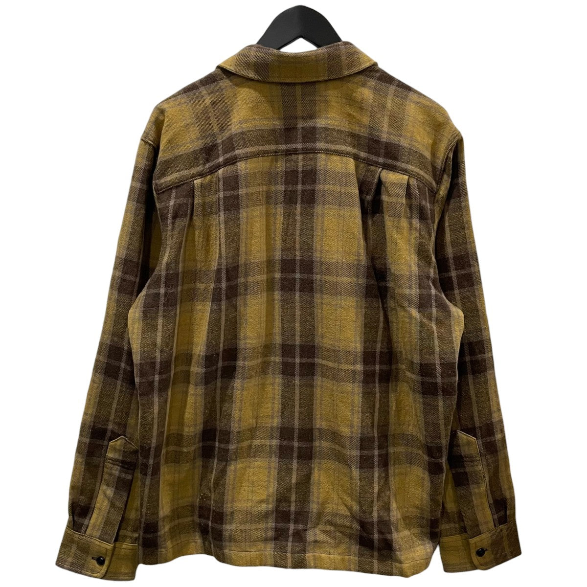 FILSON チェック柄オープンカラーウールシャツ Buckner Wool Camp Shirt バックナー ウールキャンプシャツ 20263531 古着・中古-2枚目のアイテム画像