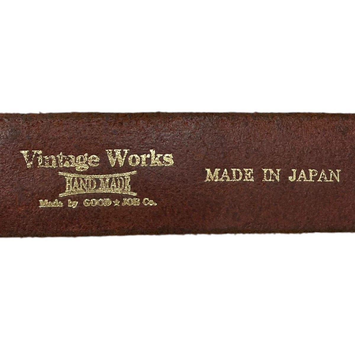 VINTAGE WORKS レザーベルト DH5675 MK-2 マークツー 古着・中古-6枚目のアイテム画像