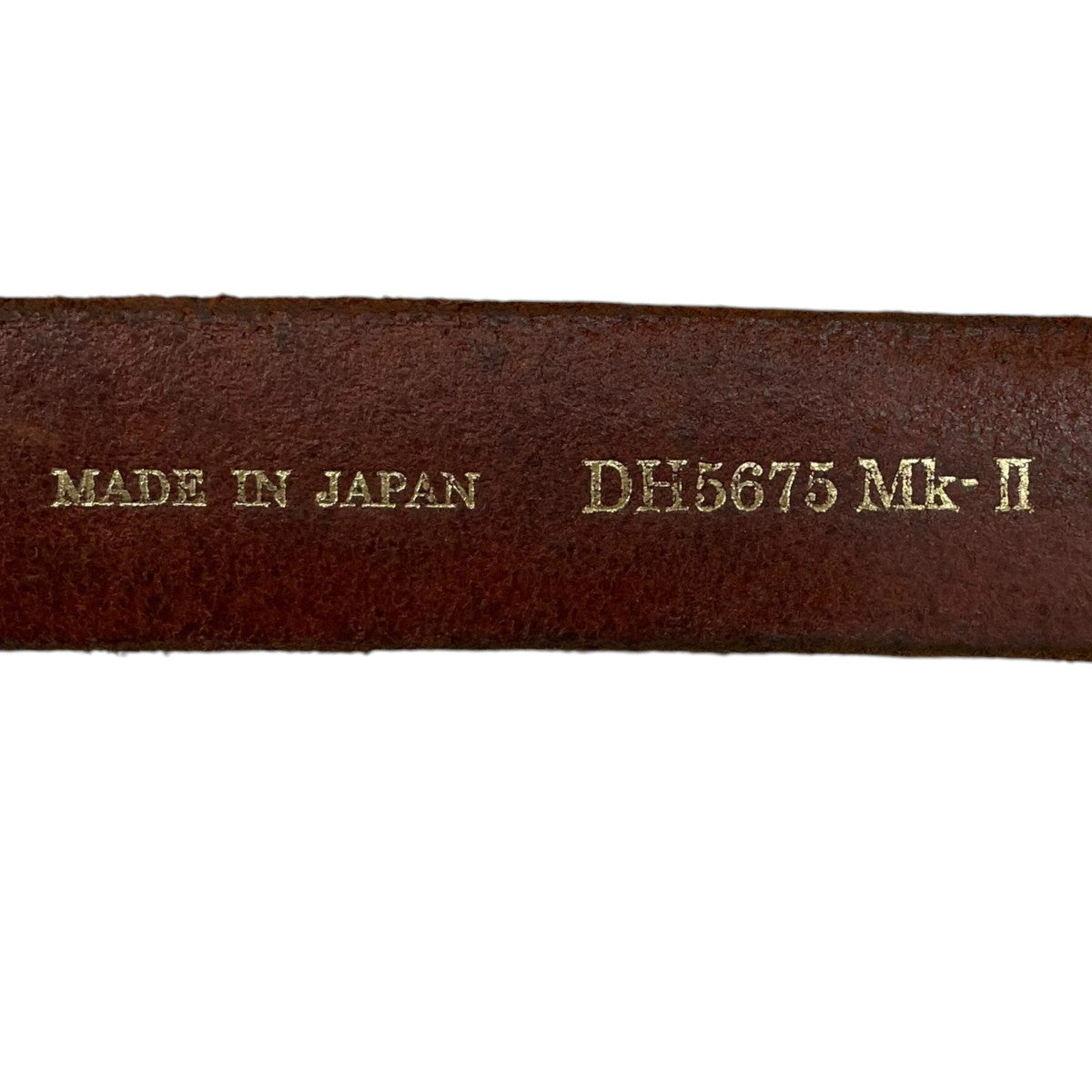VINTAGE WORKS レザーベルト DH5675 MK-2 マークツー 古着・中古-7枚目のアイテム画像