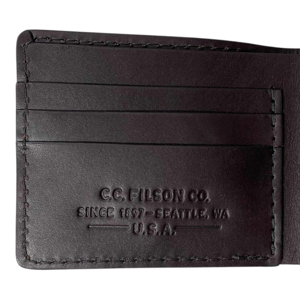 FILSON レザー二つ折りウォレット Bridle Leather Bi-Fold Wallet ブライドルレザー バイフォールド ウォレット 34679 古着・中古-5枚目のアイテム画像