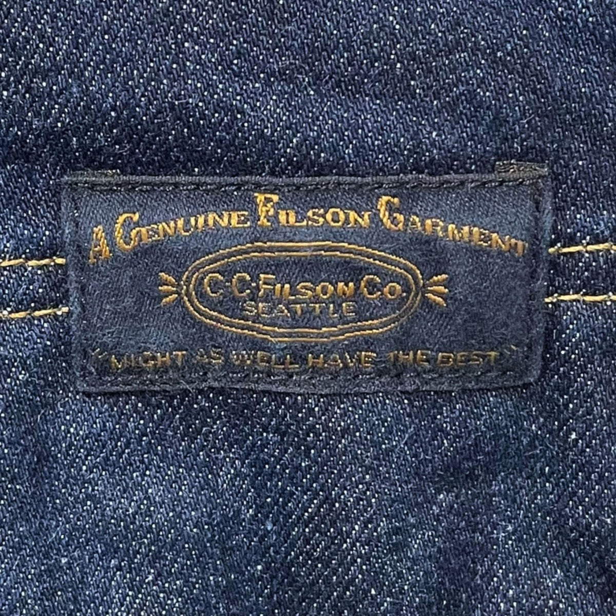 FILSON デニムパンツ BULLBUCK DOUBLE FRONT JEANS ブルバック ダブルフロント ジーンズ 8042-45-50002 古着・中古-7枚目のアイテム画像